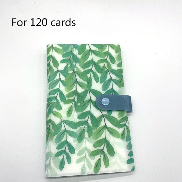 Capacité de 120/240 cartes Range-cartes Classeurs Albums pour cartes de 60 x 90 mm Housse de livre photo Albums de scrapbooking familial Cadeau d'anniversaire de famille pour couple