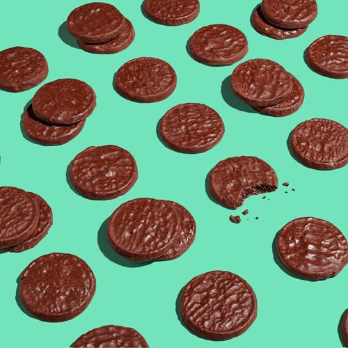 Back To Nature Biscuits Fudge Menthe - Végan, Sans OGM, Faits à base de farine de blé, Snacks Délicieux, 156 g