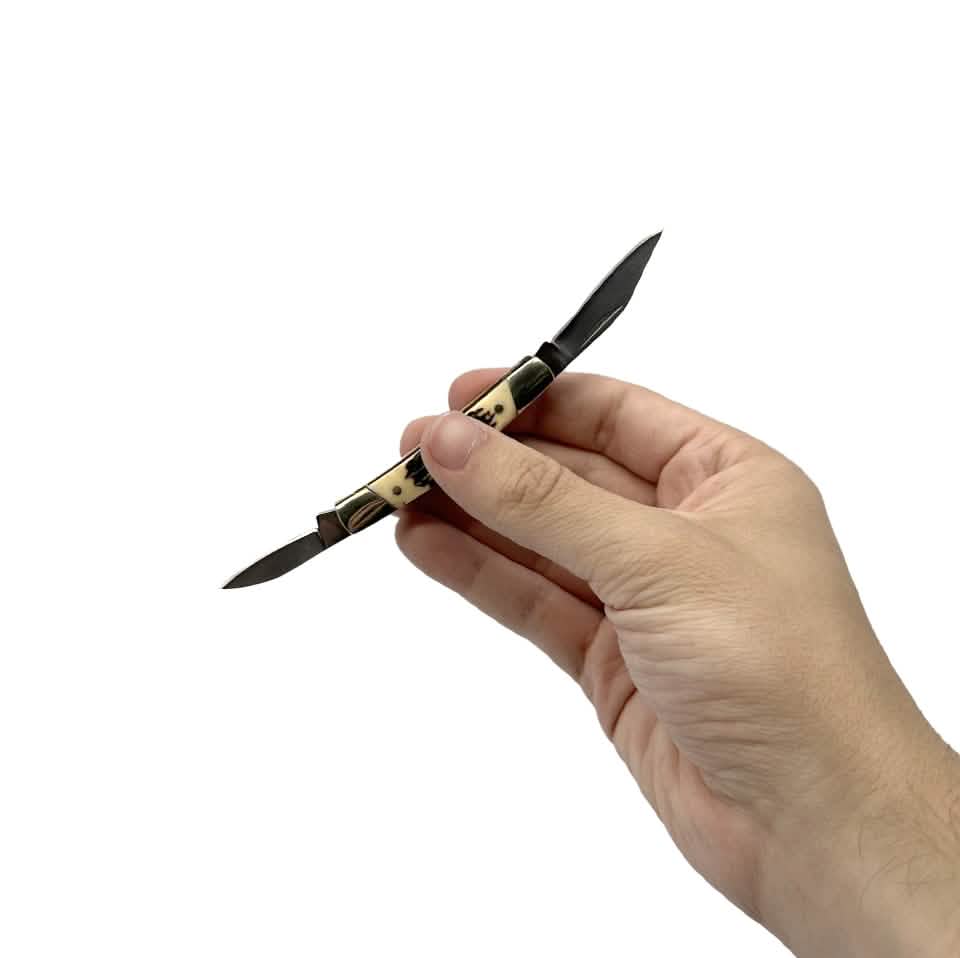Paquet de 2 : Couteau pliant manuel de 2,5 po
