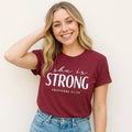 T-shirt Elle est forte Proverbes 31:25