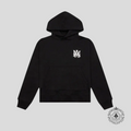 Sweat à capuche MA Amiri orné de cristaux, noir