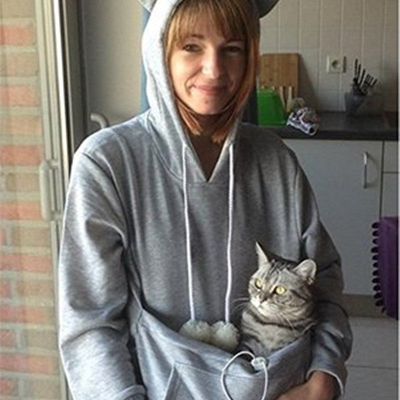 Sweat à capuche pour amoureux des chats – Pull décontracté unisexe avec motif chat