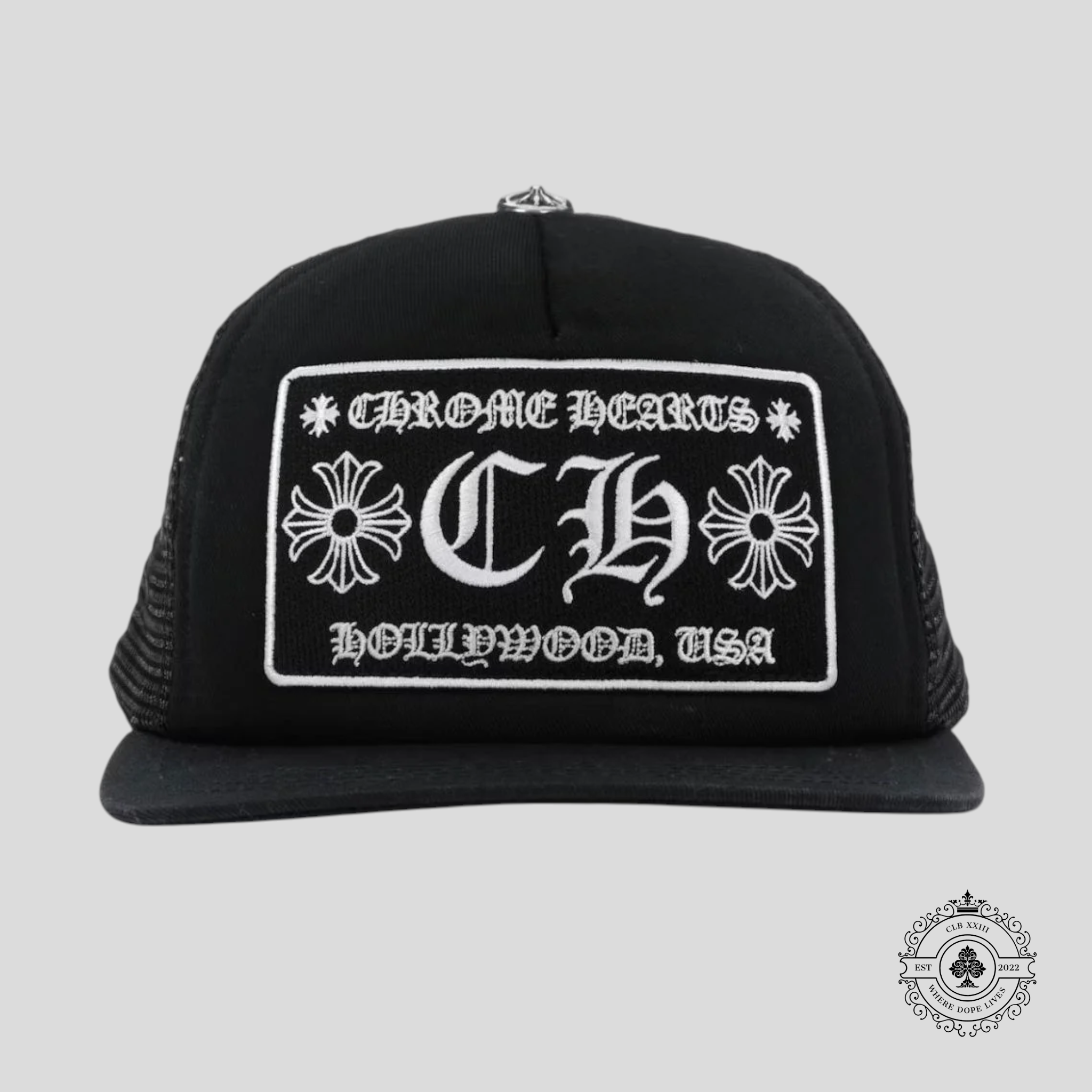 Casquette Trucker Chrome Hearts Enfants Hollywood Noire