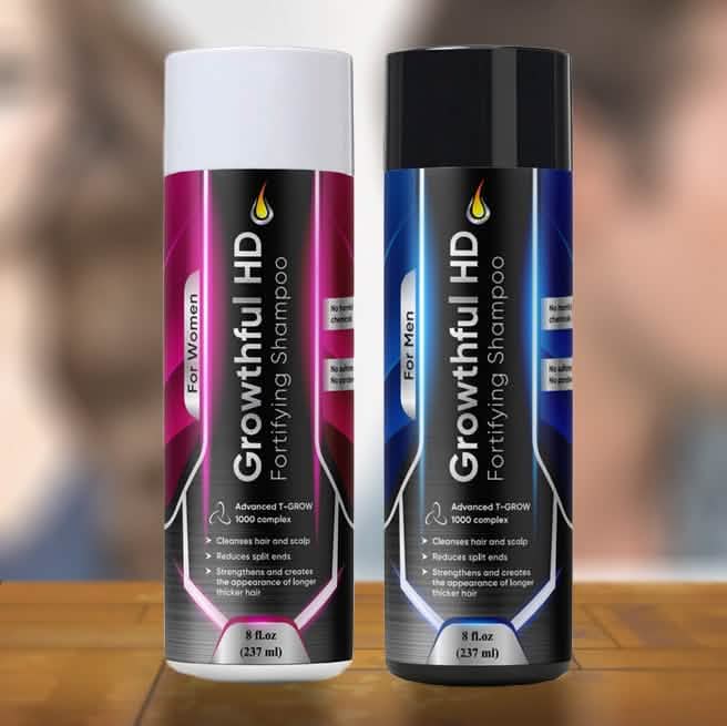 Shampooing Fortifiant Growthful HD Hommes et Femmes