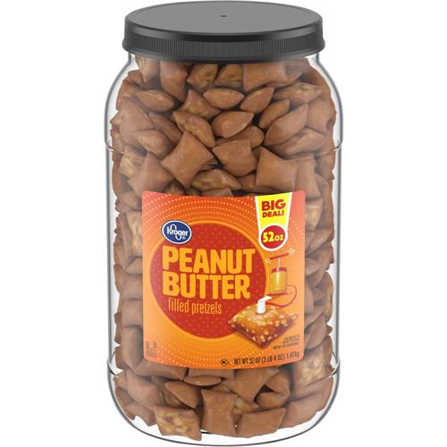 Kroger Peanut Butter Filled Pretzels 52 oz