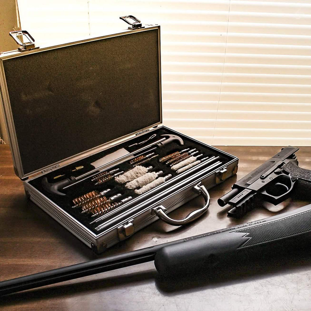 Kit de nettoyage universel pour armes à feu – 126 pièces
