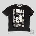 T-shirt à motif intarsia Louis Vuitton noir