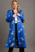 Robe Chemise Mi-Longue Boutonnée Imprimé Animal Grande Taille Pour Femmes – Confortable, Chic et Audacieuse pour un Look Confiant