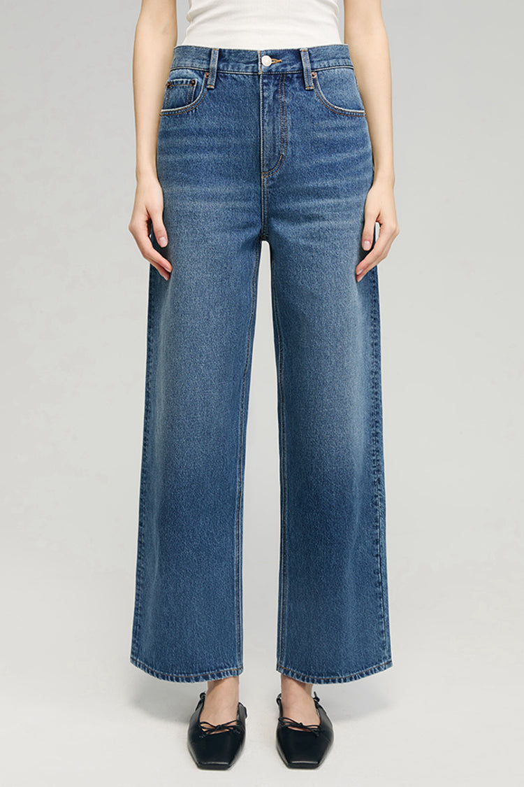 Le jean large Cityer Crop HJ009
