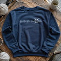 Sweat-shirt en maille battement de cœur