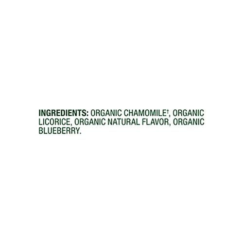 Infusion à la camomille biologique vanille et myrtille Simple Truth 20 sachets / 40 g