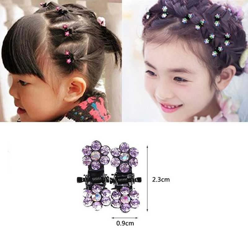 12 Mini pinces à cheveux antidérapantes en strass pour femmes et filles, pinces en métal à dents scintillantes, fleurs, magnifiques accessoires pour cheveux pour mariées et demoiselles d'honneur