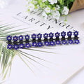 12 Mini pinces à cheveux antidérapantes en strass pour femmes et filles, pinces en métal à dents scintillantes, fleurs, magnifiques accessoires pour cheveux pour mariées et demoiselles d'honneur