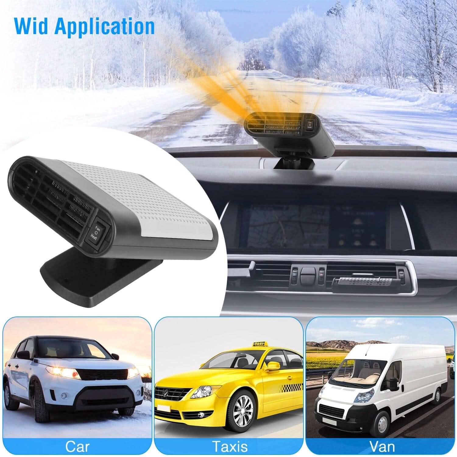 Chauffage de voiture portable 12V 150W