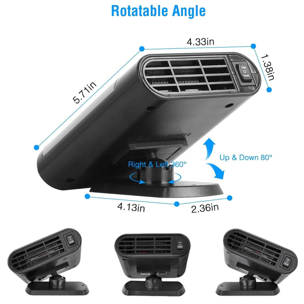 Chauffage de voiture portable 12V 150W