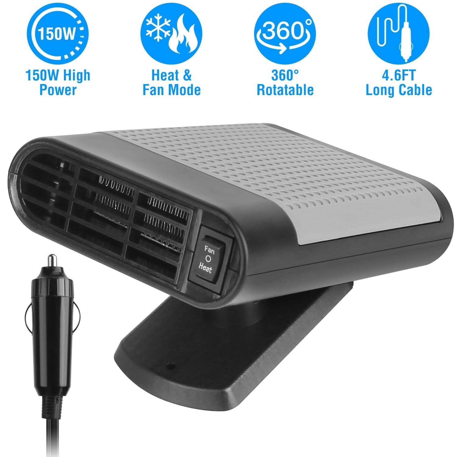 Chauffage de voiture portable 12V 150W