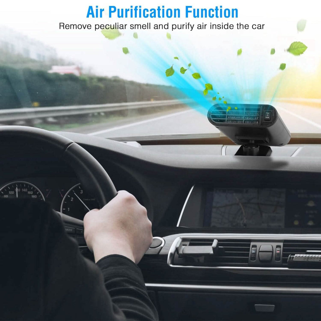 Chauffage de voiture portable 12 V 150 W avec purification de l'air