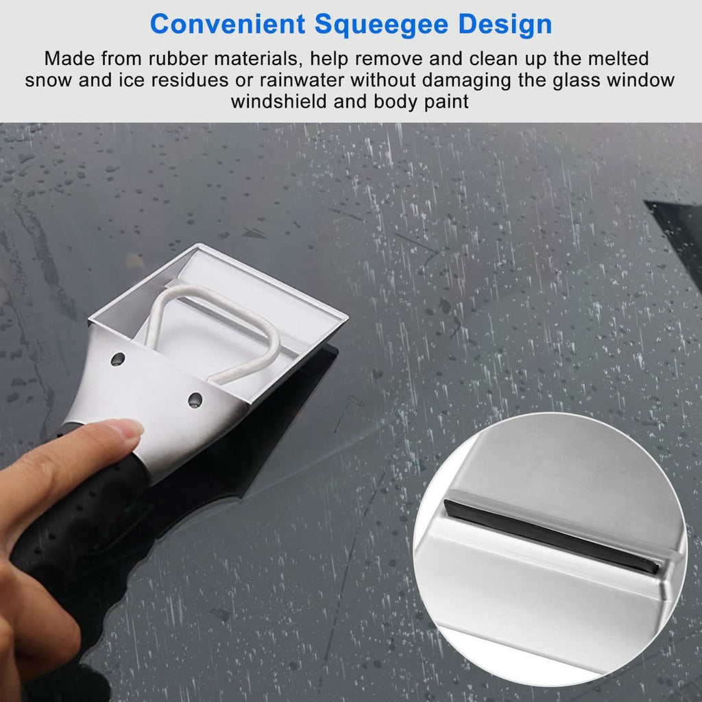 Grattoir à glace et à neige électrique chauffant 12 V pour voiture