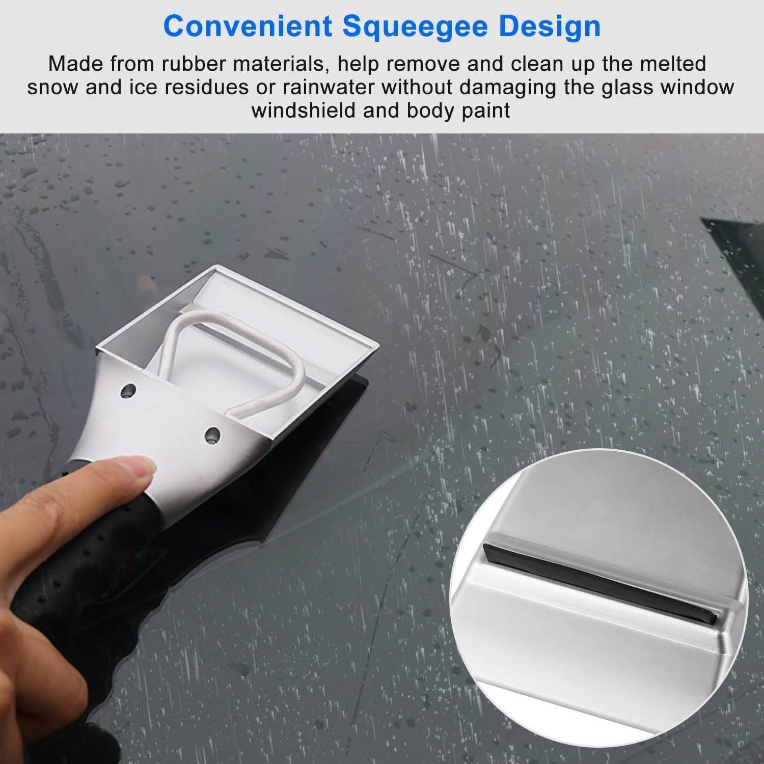 Grattoir à glace et à neige électrique chauffant 12 V pour voiture