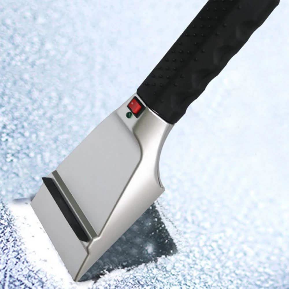 Grattoir à glace et à neige électrique chauffant 12 V pour voiture