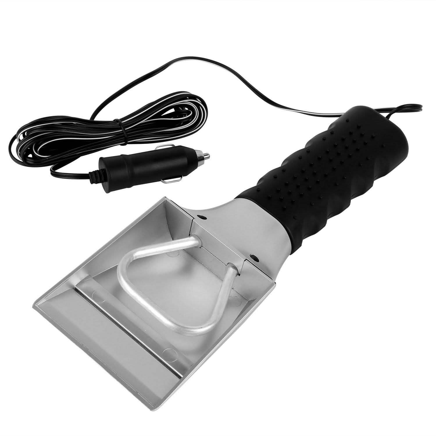 Grattoir à glace et à neige électrique chauffant 12 V pour voiture