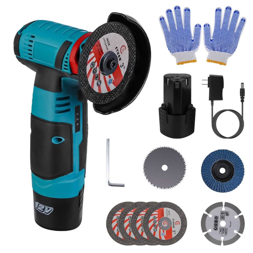 Mini-meuleuse d'angle sans fil 12V