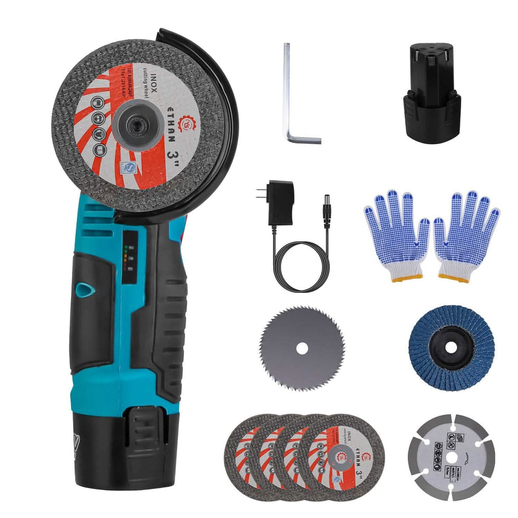 Mini-meuleuse d'angle sans fil 12V