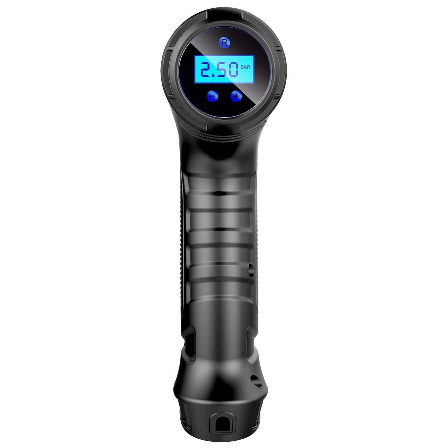 Gonfleur de pneu de voiture numérique 12V avec lumière LED 150 PSI