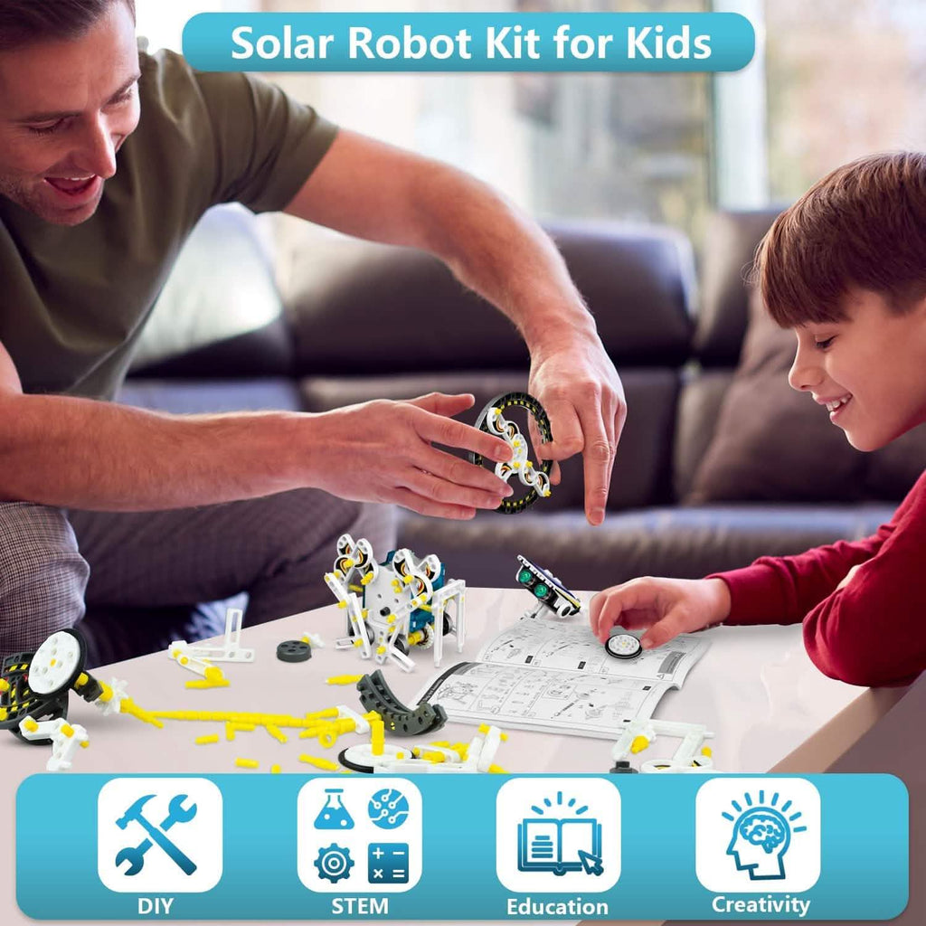 Jouet robot solaire 13-en-1 pour enfants