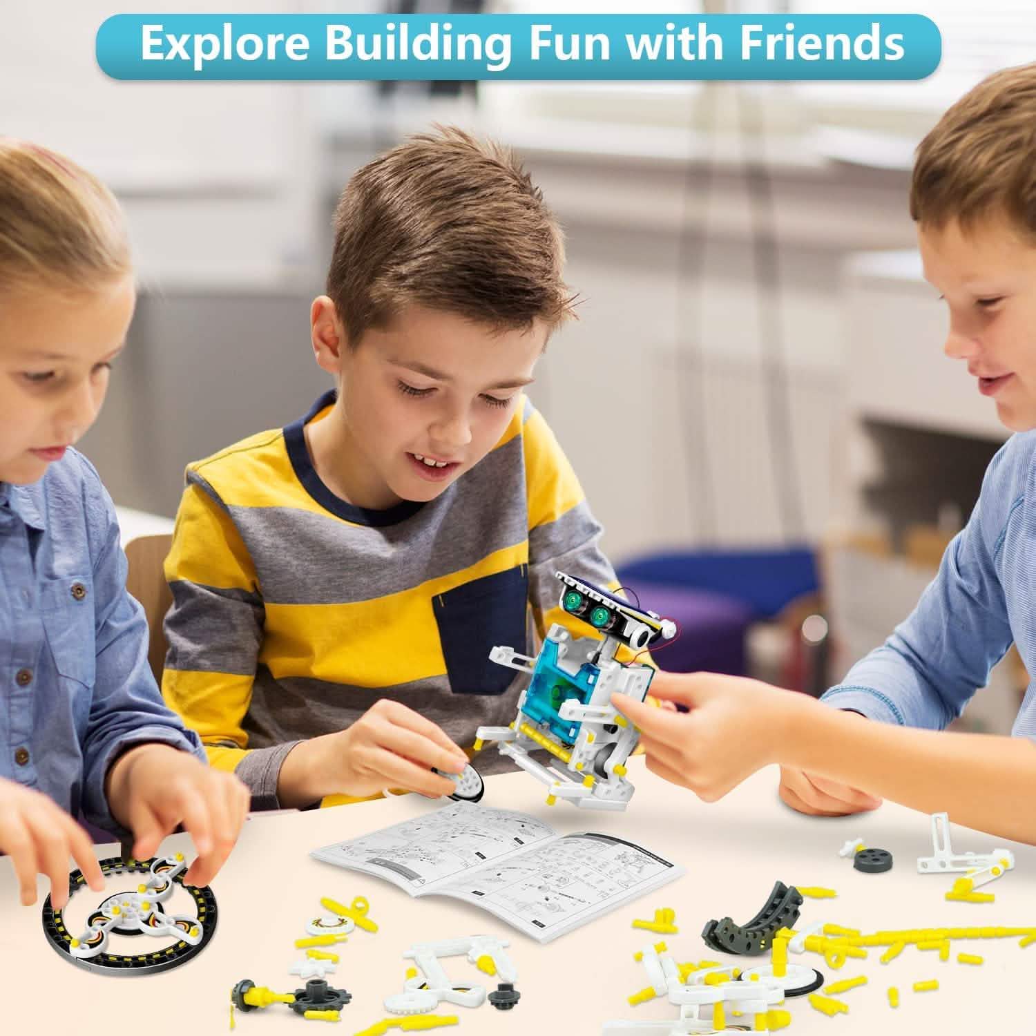 Jouet robot solaire 13-en-1 pour enfants