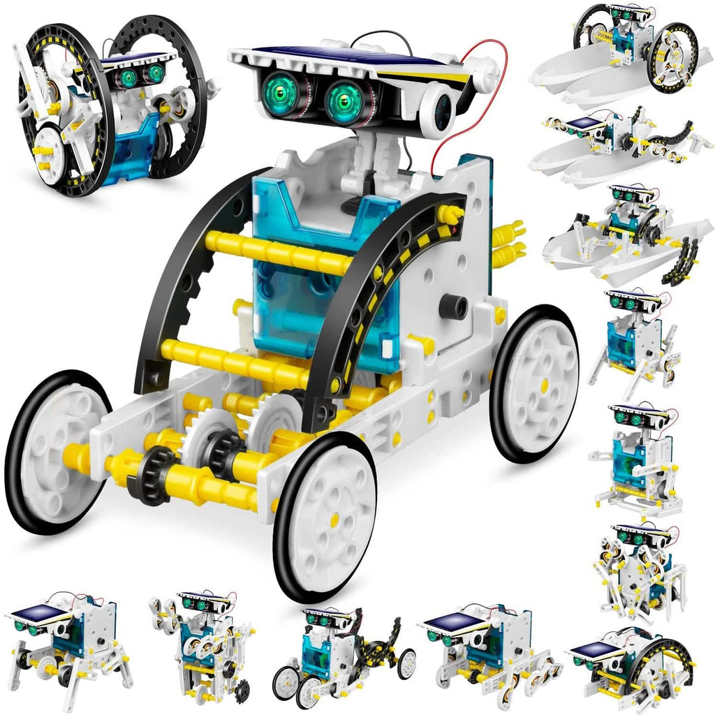 Jouet robot solaire 13-en-1 pour enfants