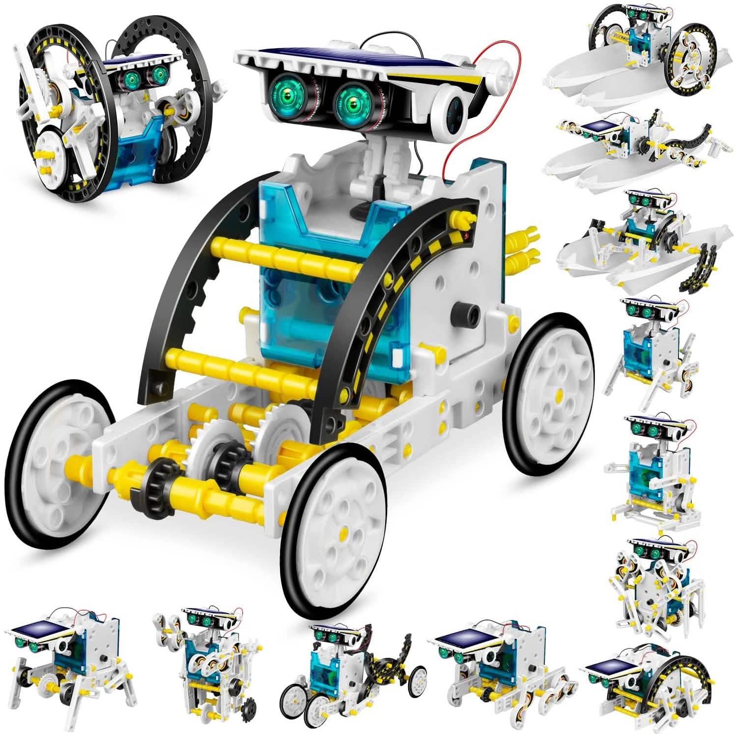 Jouet robot solaire 13-en-1 pour enfants