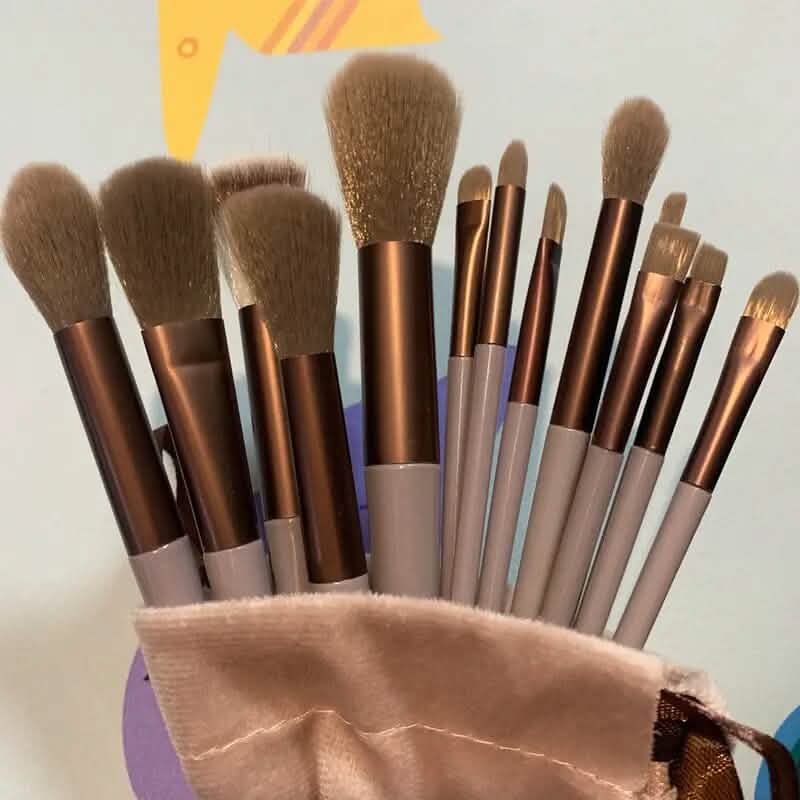 13 pièces : Trousse de pinceaux de maquillage professionnels