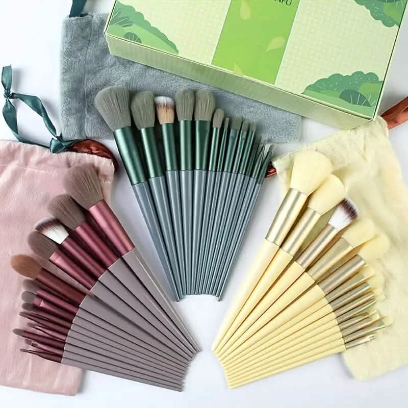 13 pièces : Trousse de pinceaux de maquillage professionnels
