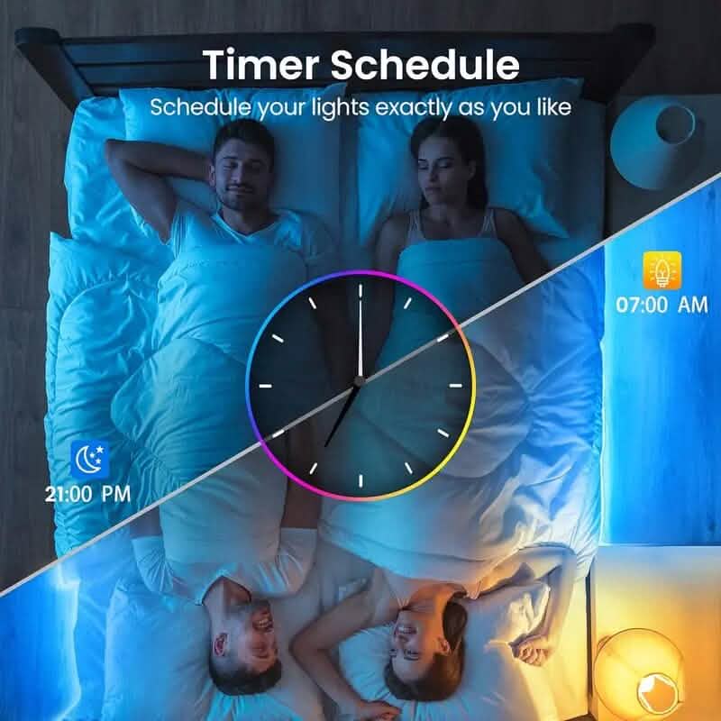 Bande LED RVB 24 V de 40 m avec télécommande contrôlée par application