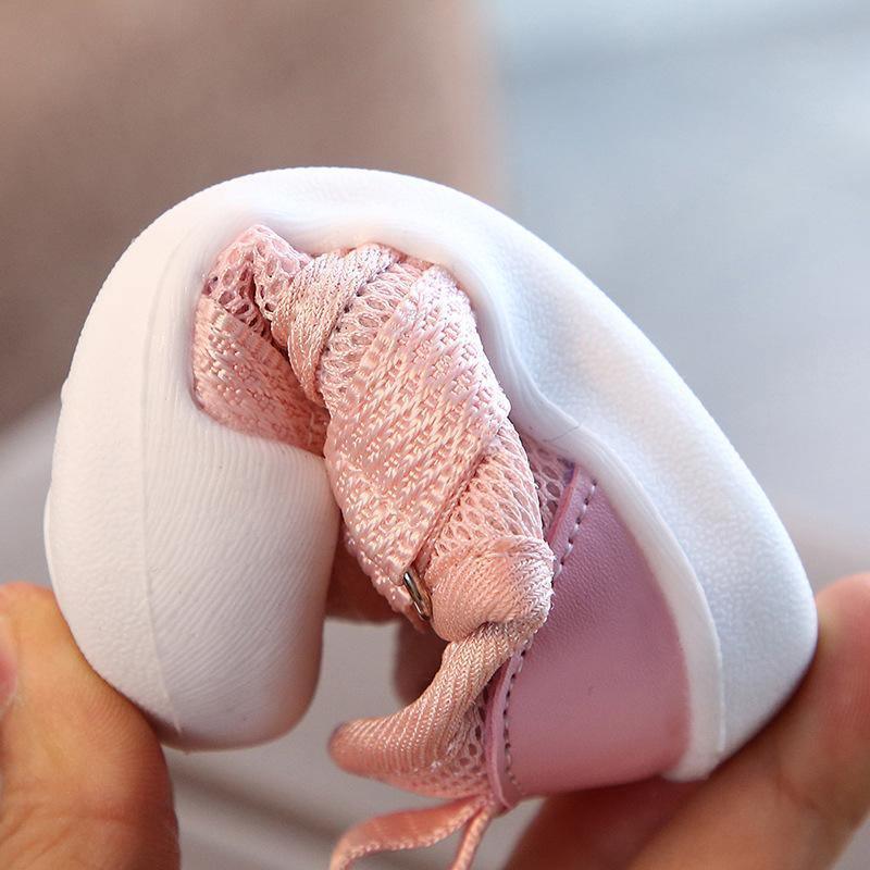 Chaussures souples et respirantes en maille pour bébés garçons et filles, antidérapantes, à semelle souple, chaussures décontractées pour tout-petans