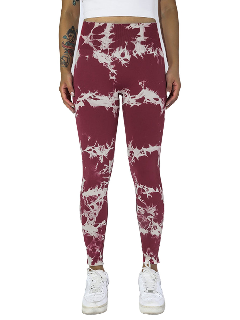 Legging coupé en tie and dye - Lot de 5