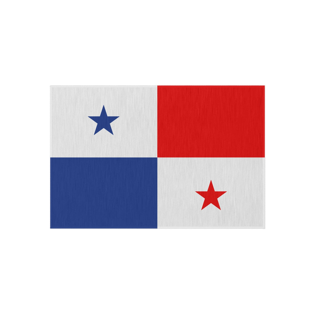 Tapis de porte antidérapant extérieur drapeau du Panama | Santiago | Tocumen | David | Cadeau pour les Panaméens | 24"x36"