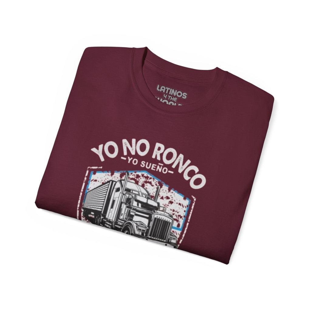Je ne ronfle pas, je rêve que je suis un camion - T-shirt | Coton épais | 5 couleurs