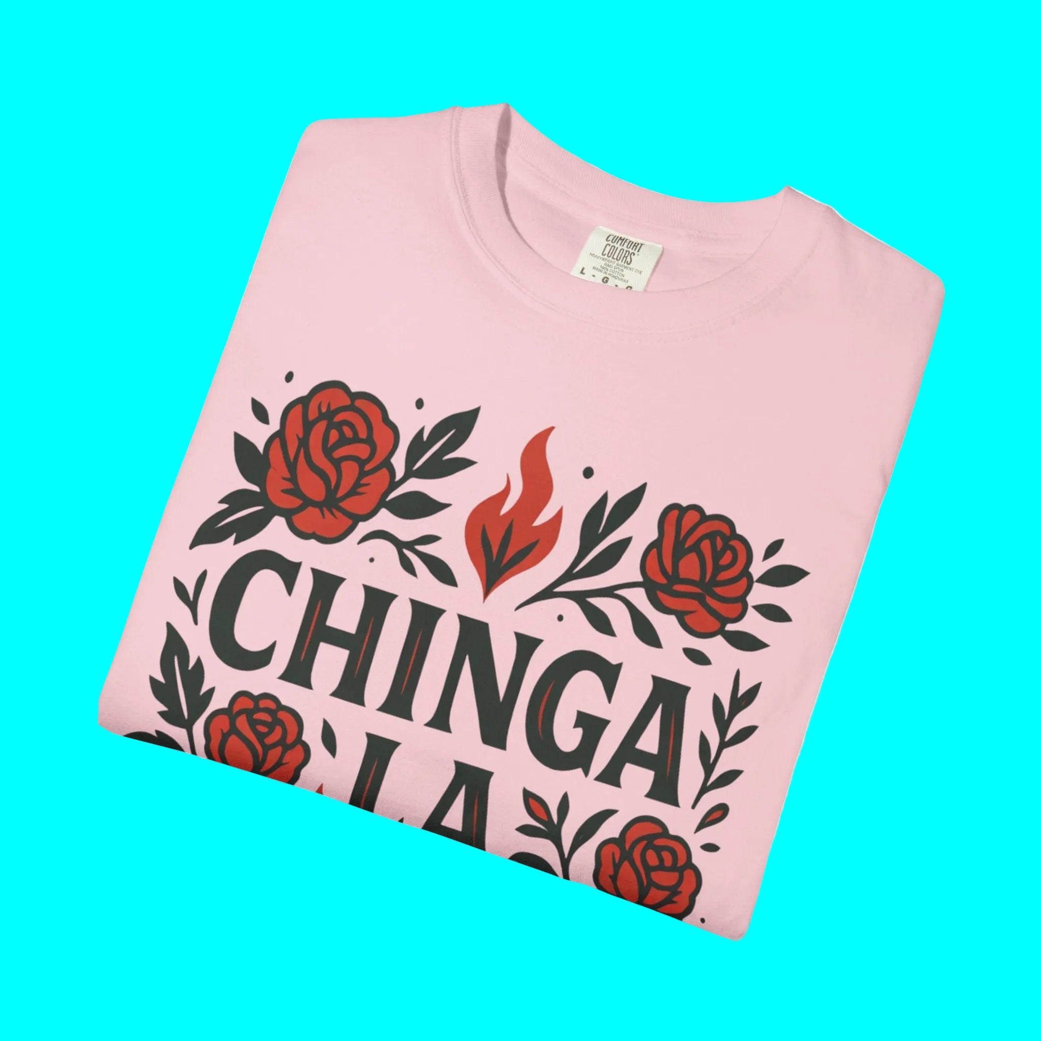T-shirt double face La Resistencia | Chinga La Migra Édition Protestation Immigration Justice ICE | T-shirts viraux Fierté latine