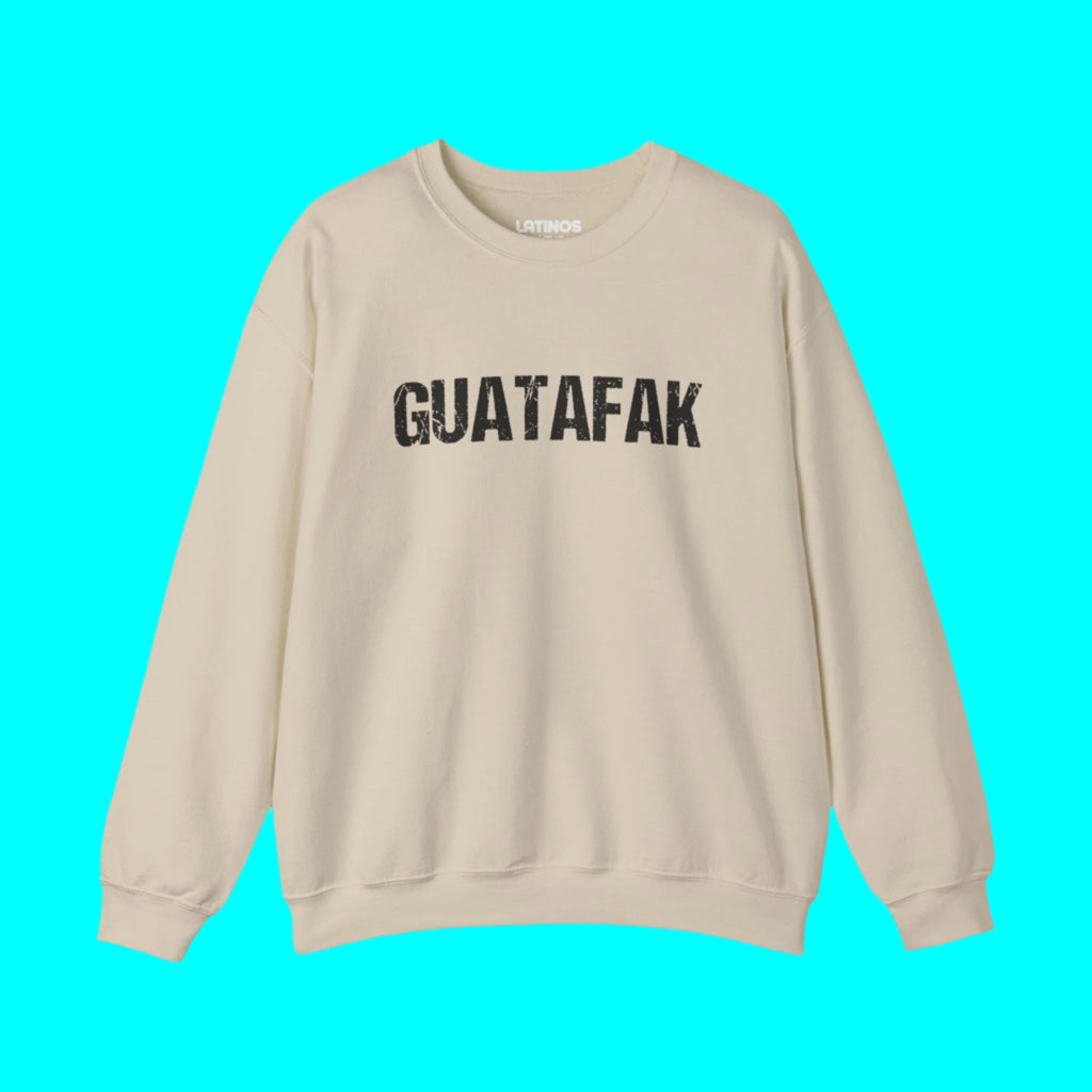 Pull Ras-du-cou Confortable Guatafak WTF (Argot Latino) | Viral Drôle Latino | 3 Couleurs