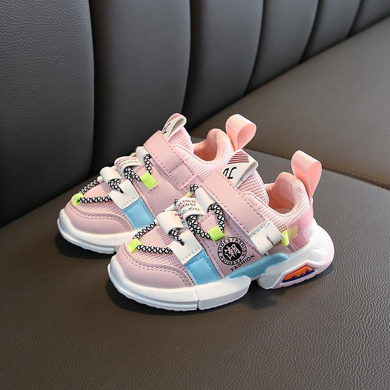 Chaussures de marche bébé garçon et fille Baskets premiers pas antidérapantes Douces et respirantes