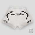 Short de jogging Hellstar Warm Up blanc