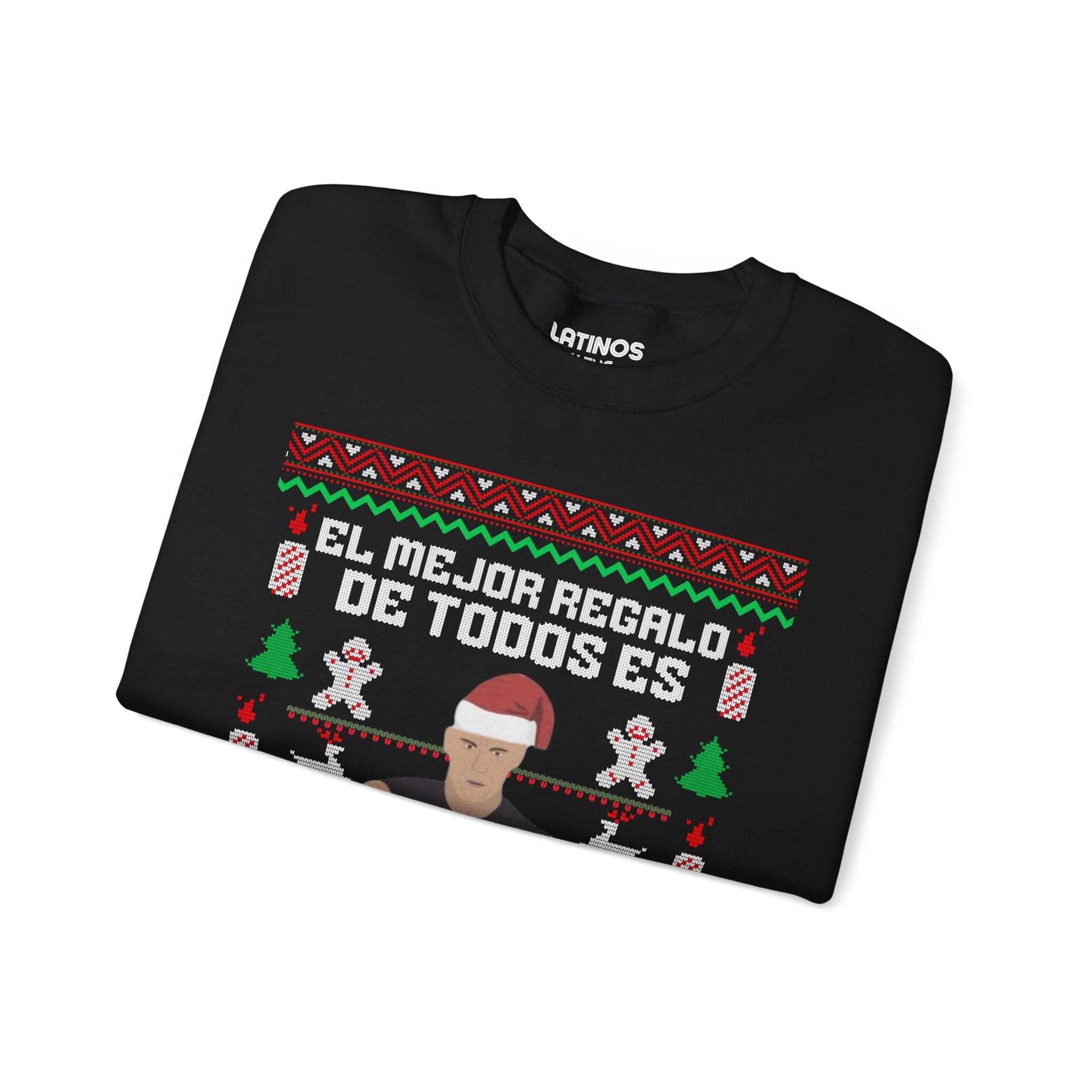Le meilleur cadeau de tous est la famille Vin Fast Furious Latino Ugly Christmas Sweater | Diesel 3 couleurs
