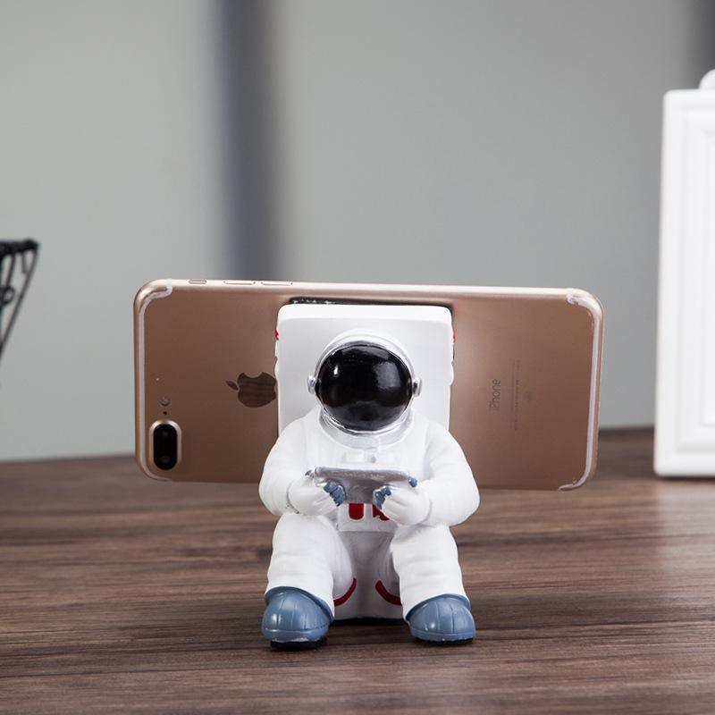Support de téléphone astronaute créatif pour bureau, support de téléphone portable et tablette