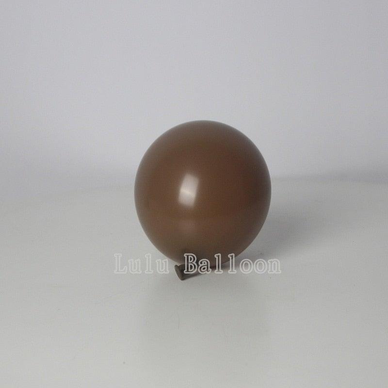 Kit de Guirlande d'Arche de Ballons Marron Café et Peau 138 Pièces pour Fête Prénatale, Anniversaire Enfants, Décoration de Fête d'Anniversaire Universelle Filles et Garçons