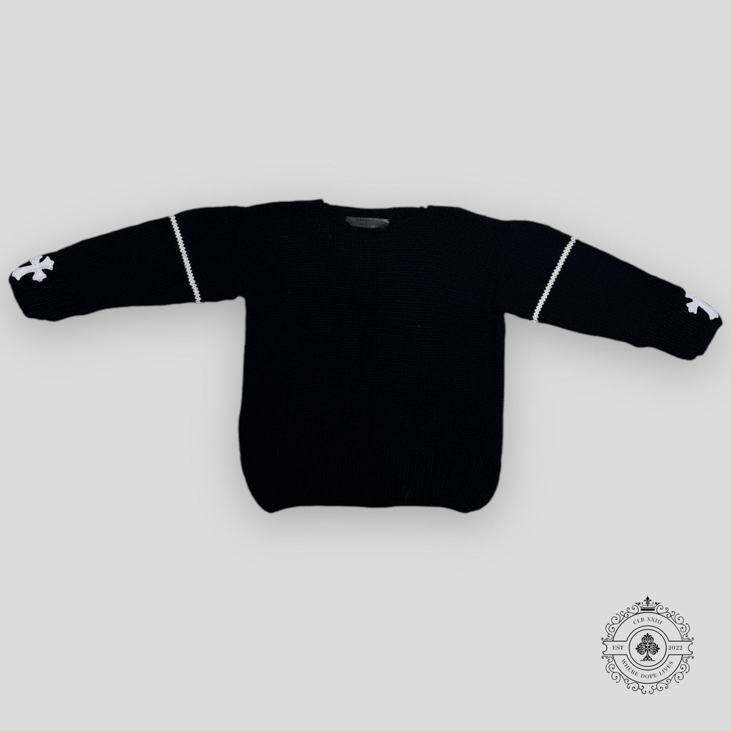 Pull en maille Chrome Hearts à motif croix
