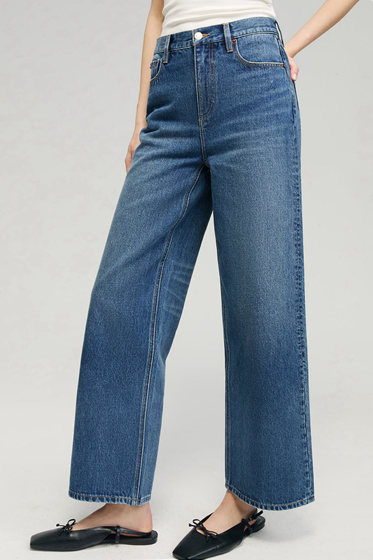 Le jean large Cityer Crop HJ009