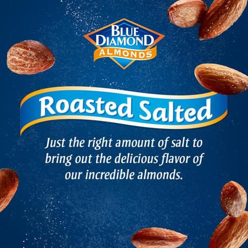 Blue Diamond Almonds, Roasted Salted, 6 Ounce