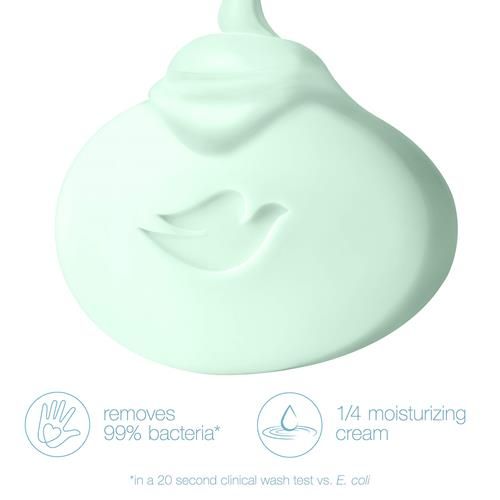 Pain de toilette antibactérien Dove 6 pains pour une peau propre et hydratée, élimine les bactéries, 106 g